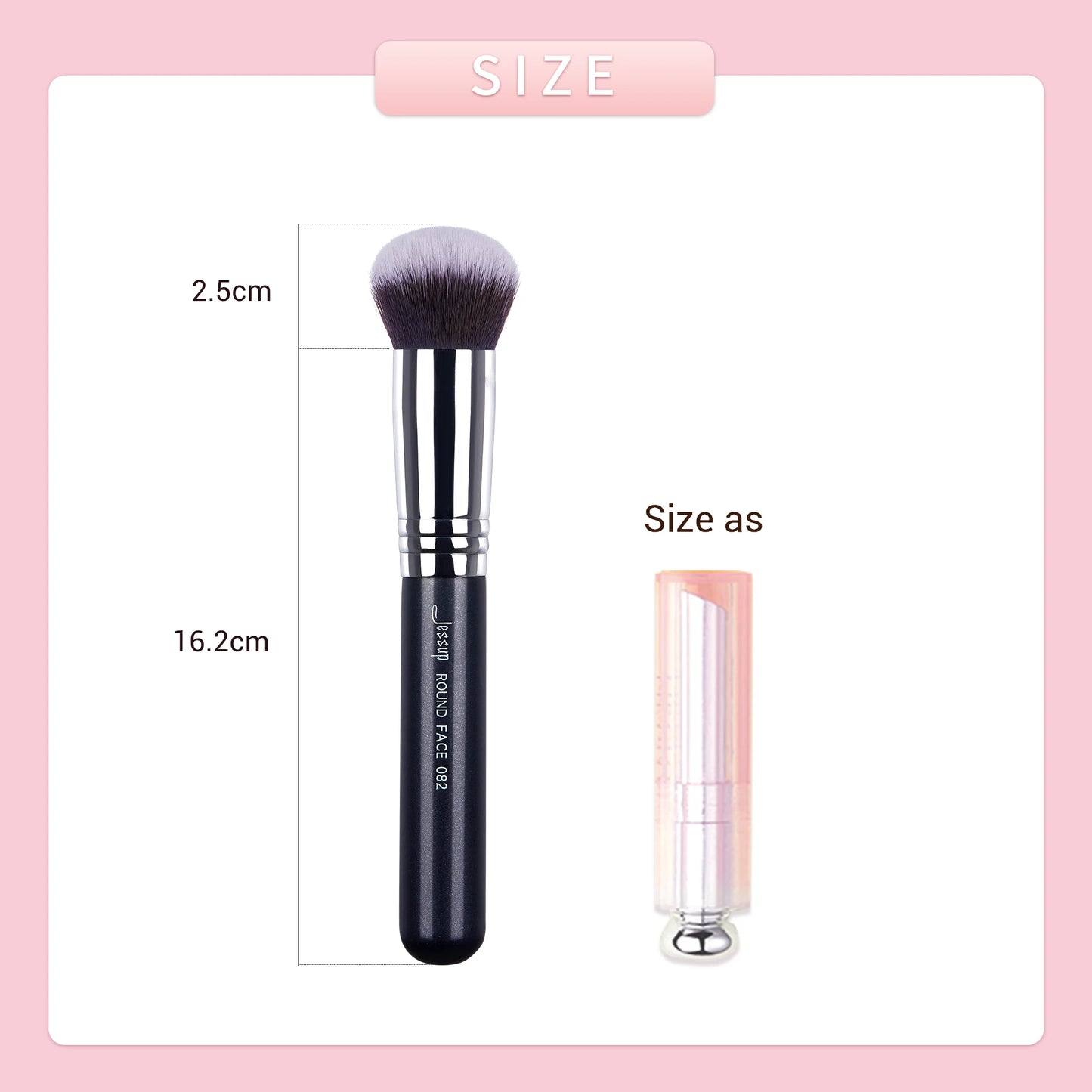 Powder Brush Makeup Face Beauty Tool Synthetic Hair Foundation Blending Cosmetic round 082